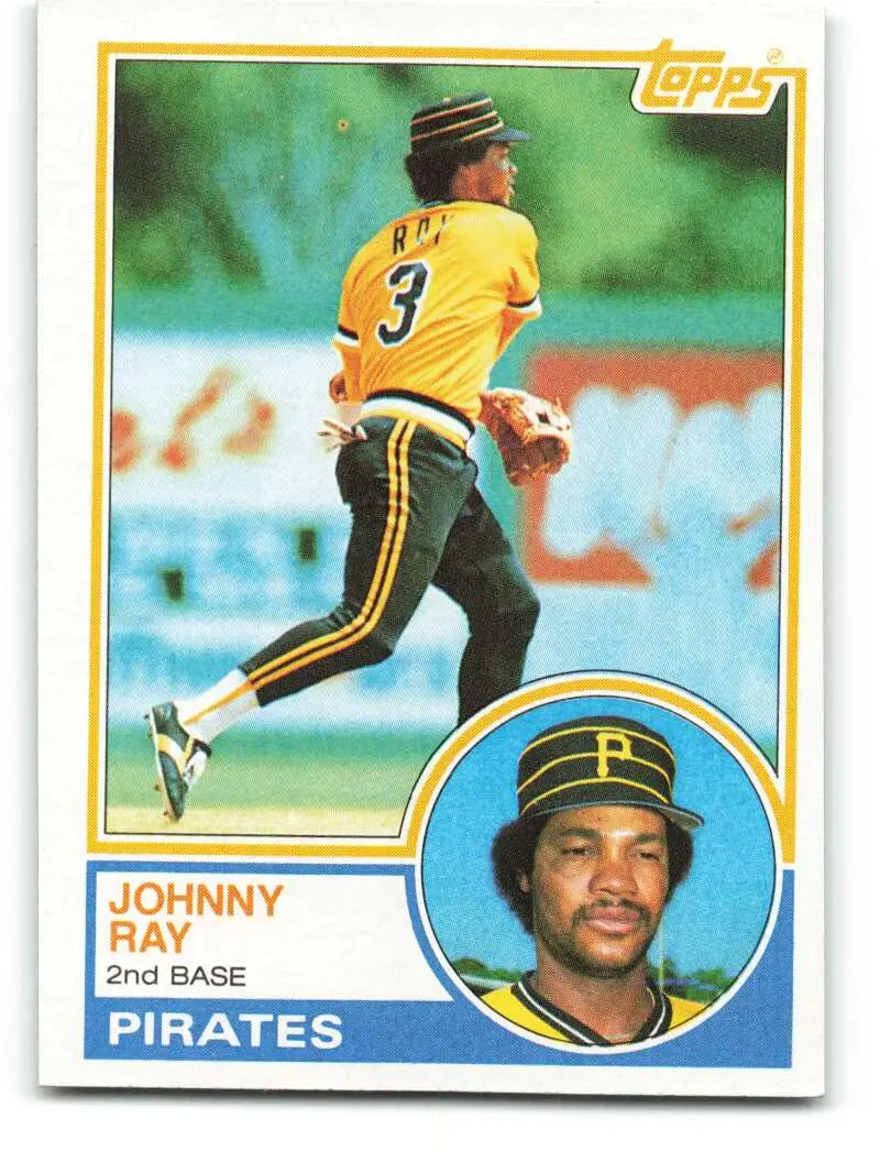 1983 Topps #149 Johnny Ray EX Excellent Pittsburgh Pirates Baseball Card - Baseball Card Single