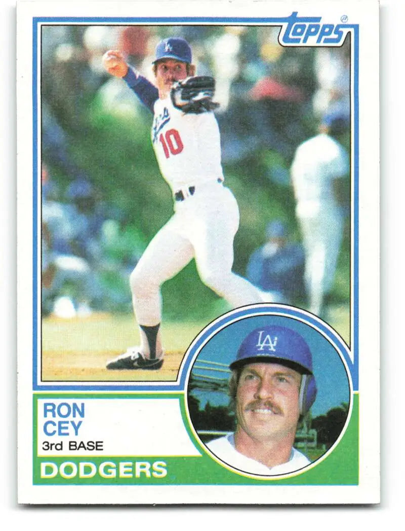 1983 Topps #15 Ron Cey EX Excellent Los Angeles Dodgers Baseball Card - Baseball Card Single