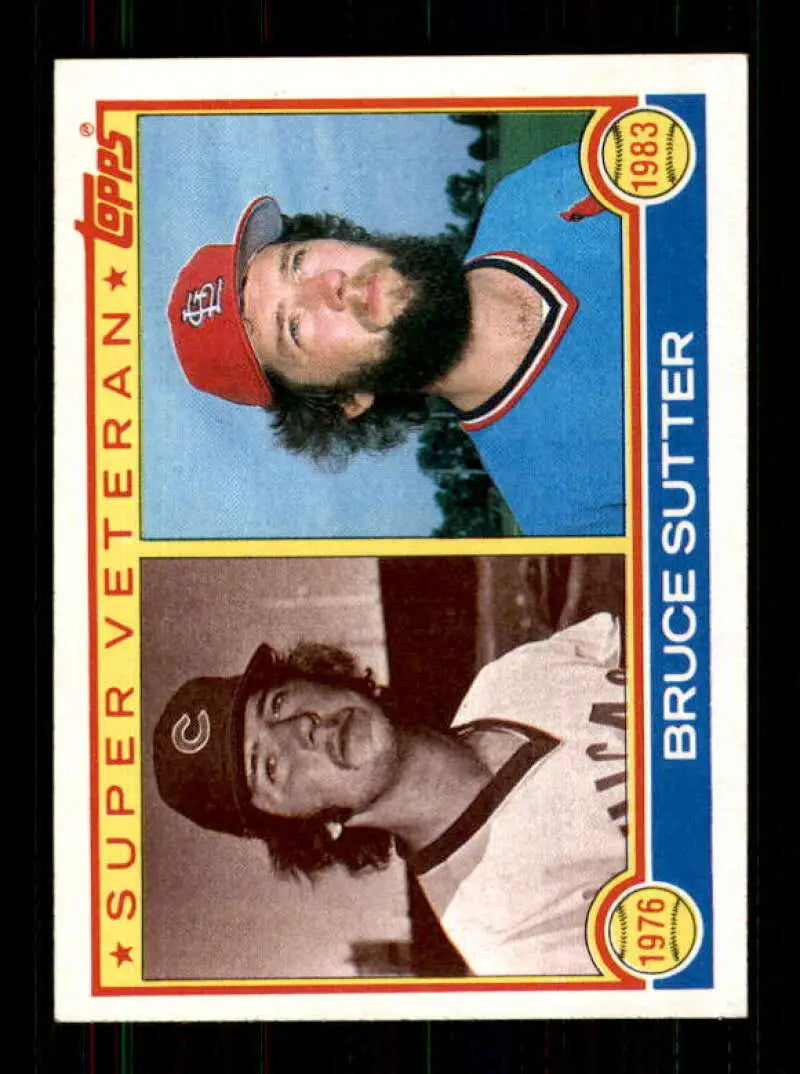 1983 Topps #151 Bruce Sutter EX Excellent Chicago Cubs/St. Louis Cardinals Baseball Card - Baseball Card Single