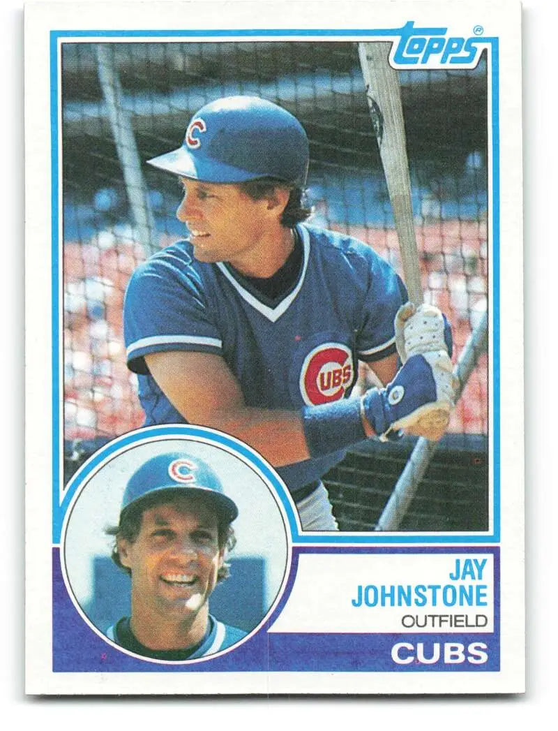 1983 Topps #152 Jay Johnstone EX Excellent Chicago Cubs Baseball Card - Baseball Card Single