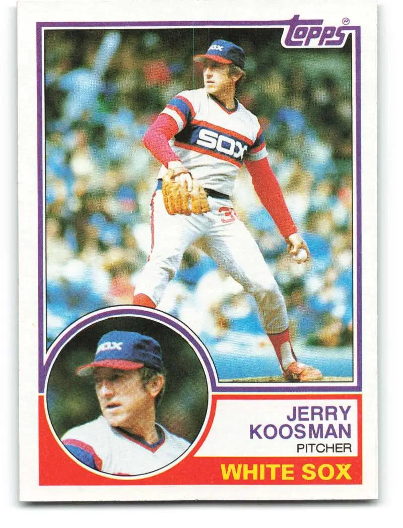 1983 Topps #153 Jerry Koosman EX Excellent Chicago White Sox Baseball Card - Baseball Card Single