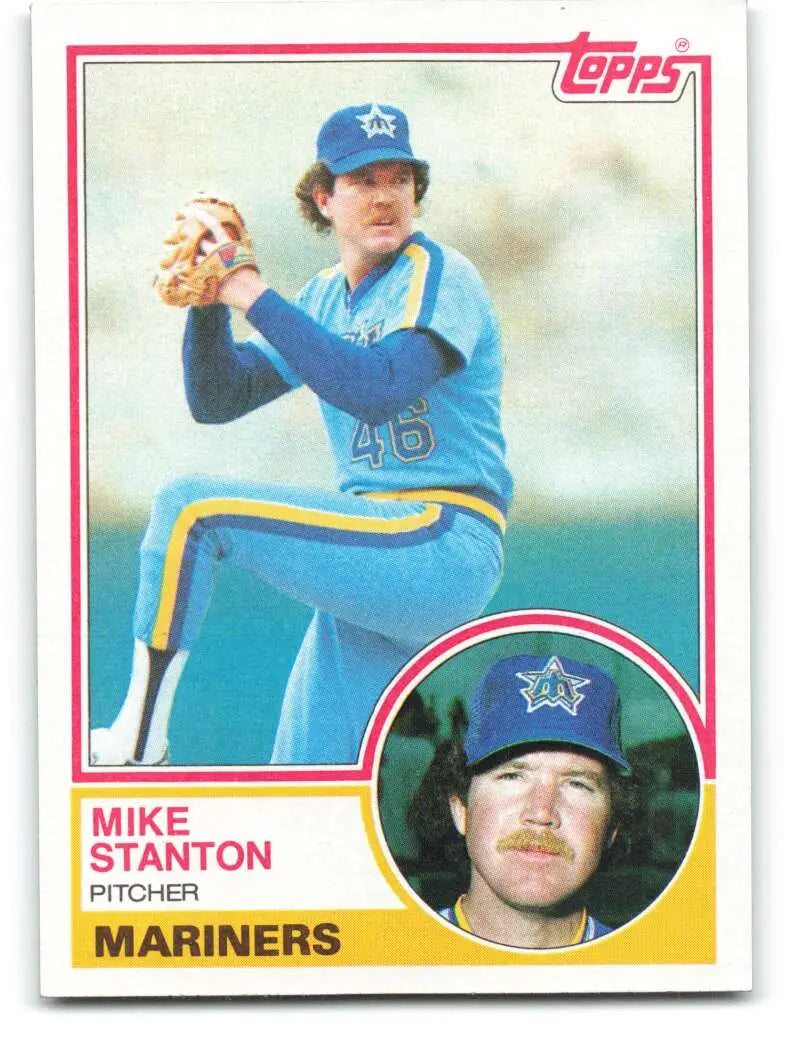 1983 Topps #159 Mike Stanton EX Excellent Seattle Mariners Baseball Card - Baseball Card Single