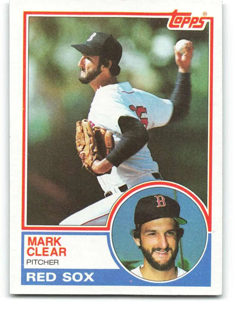 1983 Topps #162 Mark Clear EX Excellent Boston Red Sox Baseball Card - Baseball Card Single
