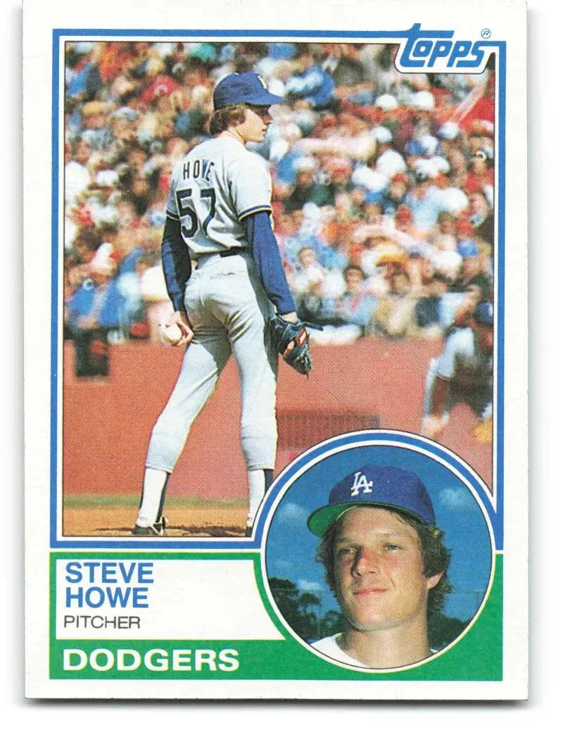 1983 Topps #170 Steve Howe EX Excellent Los Angeles Dodgers Baseball Card - Baseball Card Single