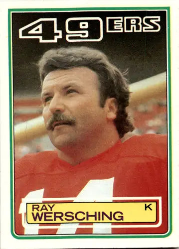1983 Topps #173 Ray Wersching NM-MT 49ers DP ID:46030 - Football Card Single