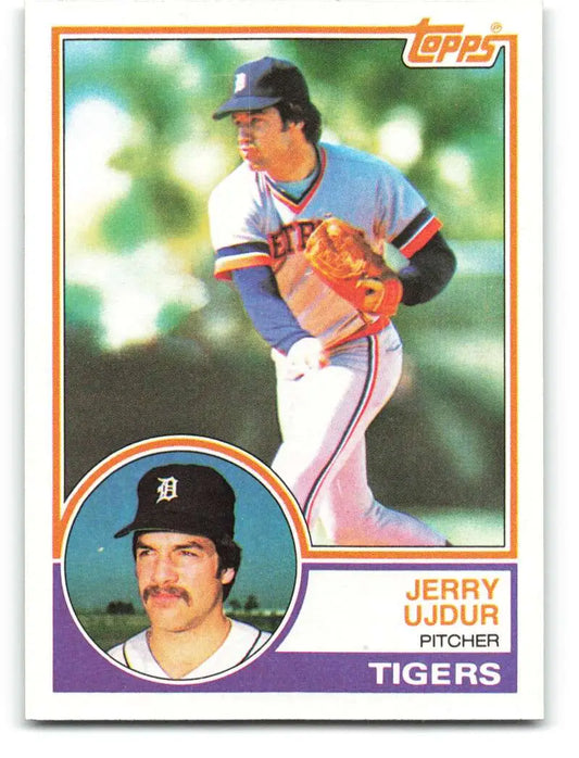 1983 Topps #174 Jerry Ujdur EX Excellent Detroit Tigers Baseball Card - Baseball Card Single