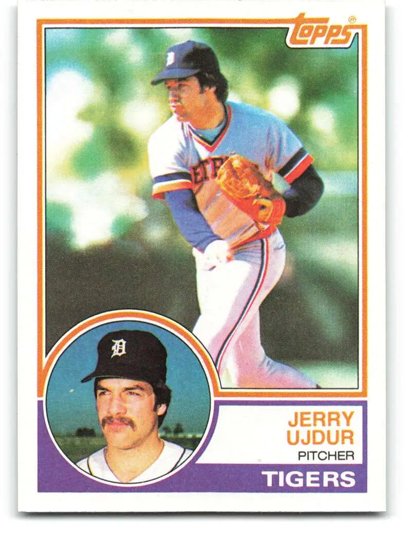1983 Topps #174 Jerry Ujdur EX Excellent Detroit Tigers Baseball Card - Baseball Card Single