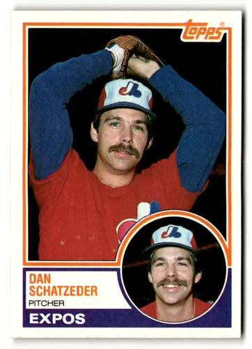 1983 Topps #189 Dan Schatzeder NM Near Mint Expos ID:49056 - Baseball Card Single