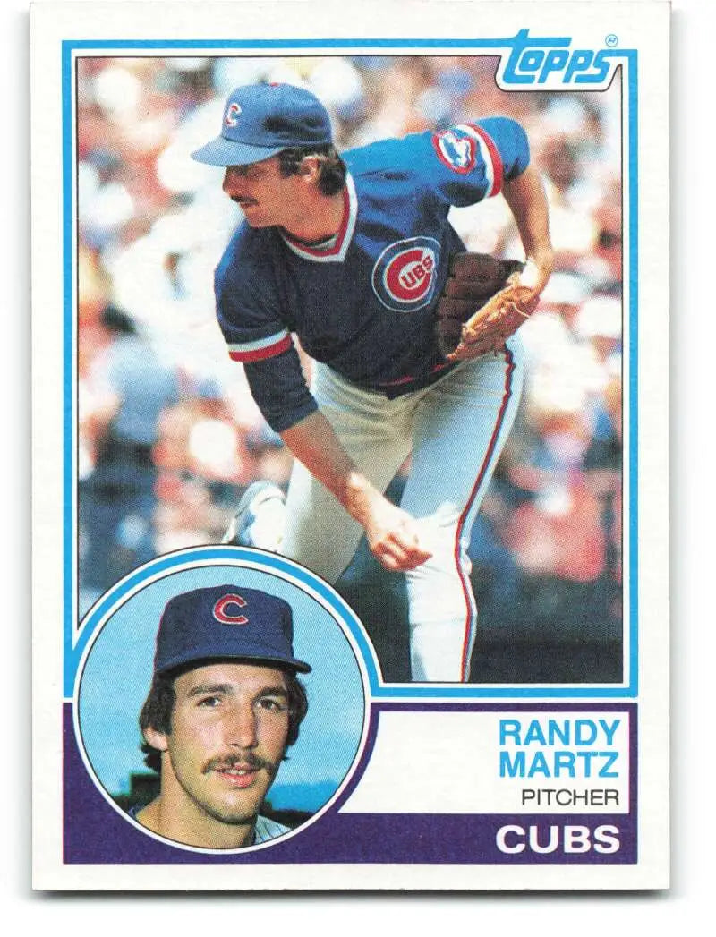 1983 Topps #22 Randy Martz EX Excellent Chicago Cubs Baseball Card - Baseball Card Single