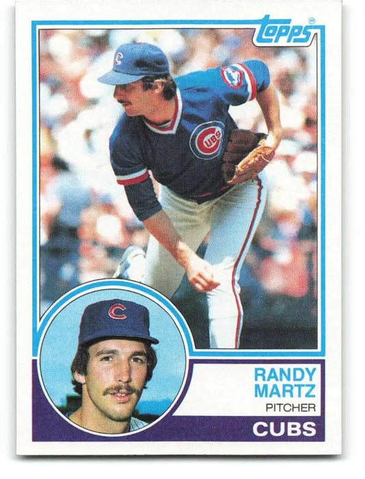 1983 Topps #22 Randy Martz EX Excellent Chicago Cubs Baseball Card - Baseball Card Single