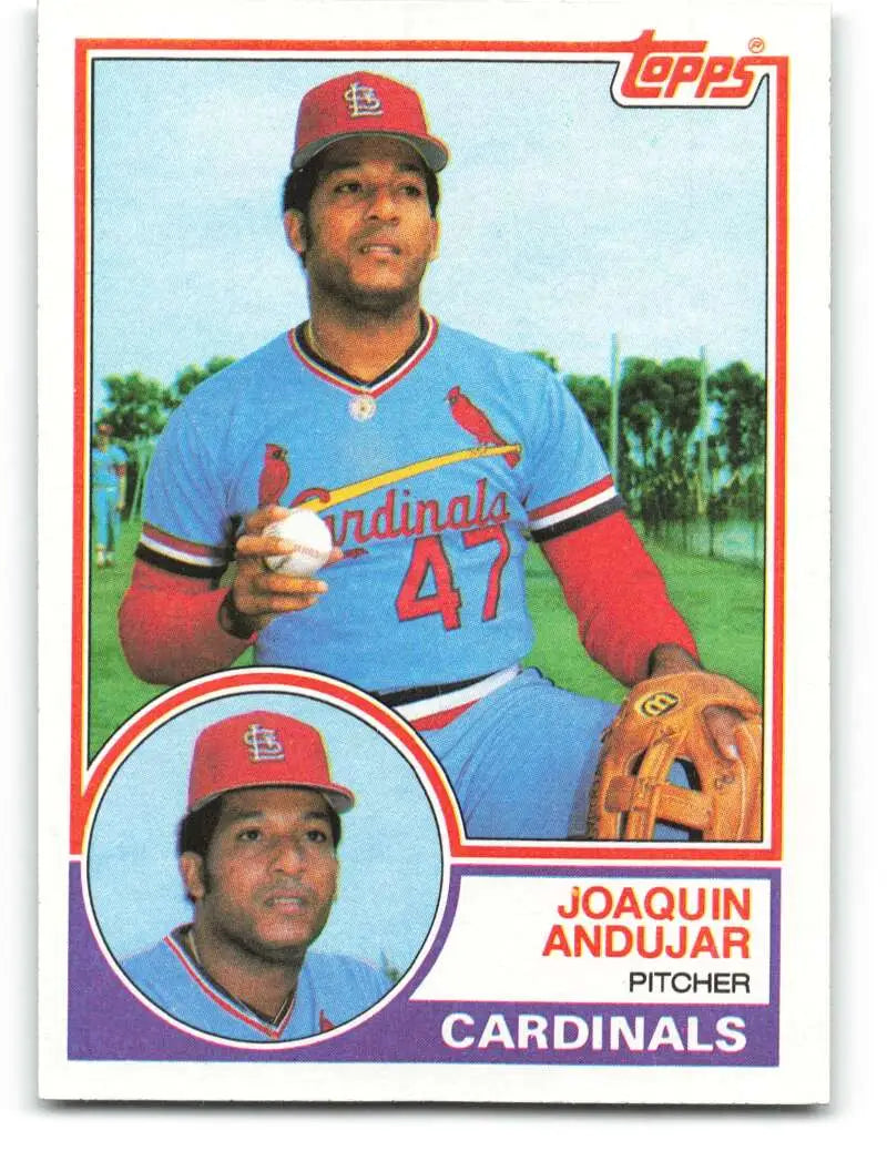 1983 Topps #228 Joaquin Andujar EX Excellent St. Louis Cardinals Baseball Card - Baseball Card Single