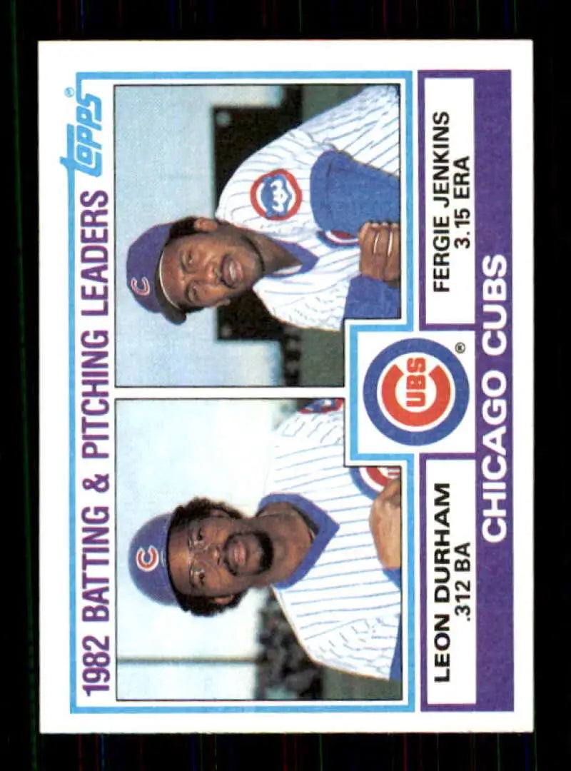 1983 Topps #230 Fergie Jenkins EX Excellent Chicago Cubs Baseball Card - Baseball Card Single