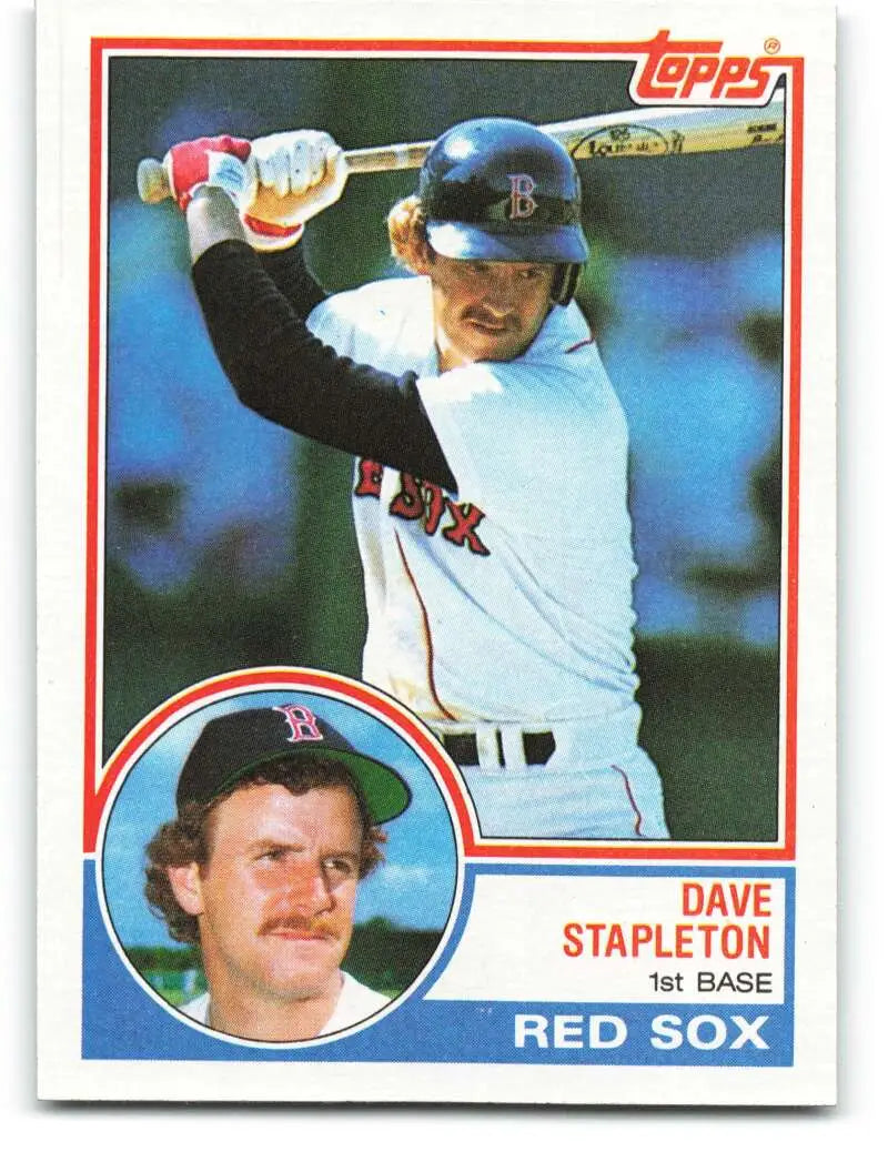 1983 Topps #239 Dave Stapleton EX Excellent Boston Red Sox Baseball Card - Baseball Card Single