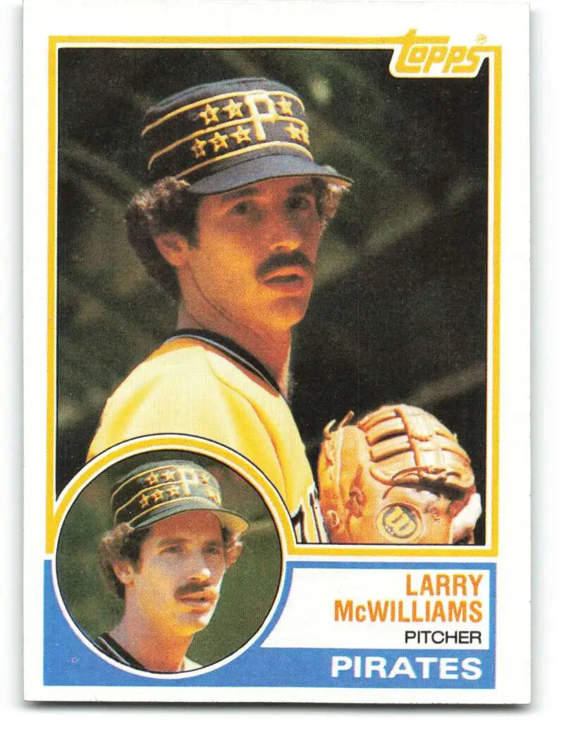 1983 Topps #253 Larry McWilliams EX Excellent Pittsburgh Pirates Baseball Card - Baseball Card Single