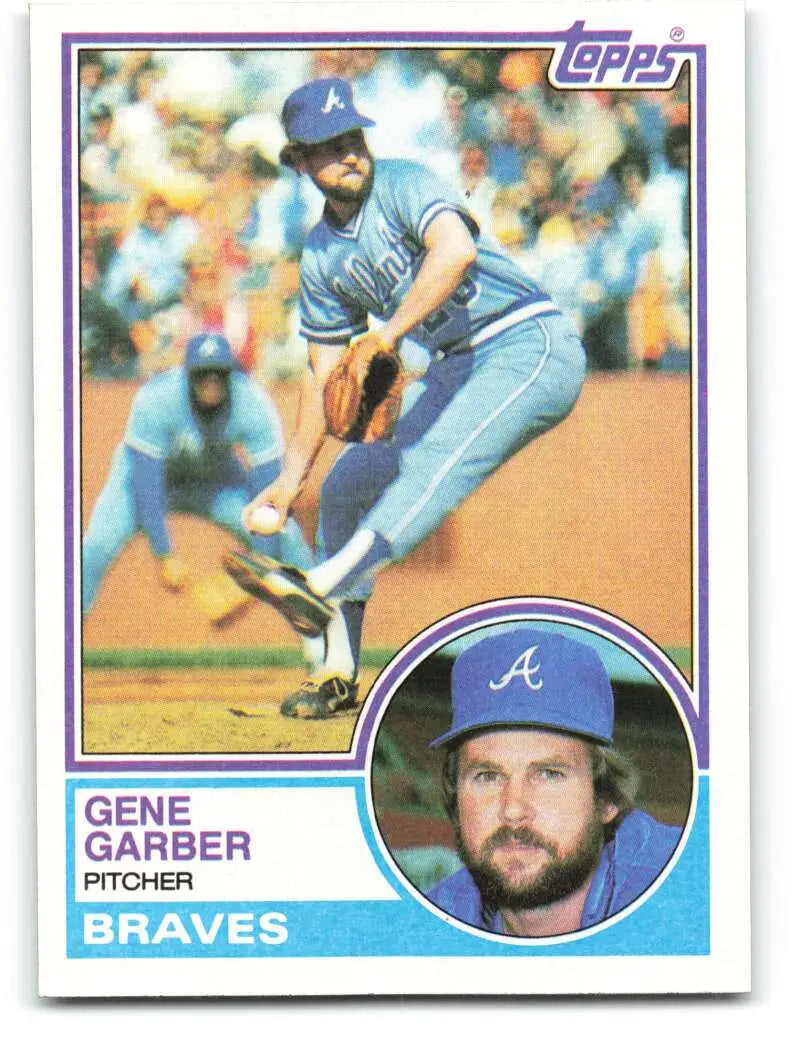 1983 Topps #255 Gene Garber EX Excellent Atlanta Braves Baseball Card