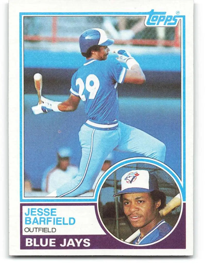 1983 Topps #257 Jesse Barfield EX Excellent Toronto Blue Jays Baseball Card - Baseball Card Single