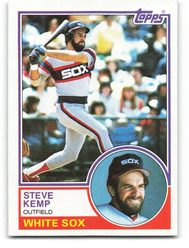 1983 Topps #260 Steve Kemp EX Excellent Chicago White Sox Baseball Card - Baseball Card Single