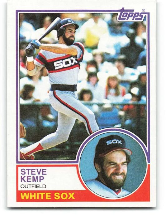 1983 Topps #260 Steve Kemp EX Excellent Chicago White Sox Baseball Card - Baseball Card Single