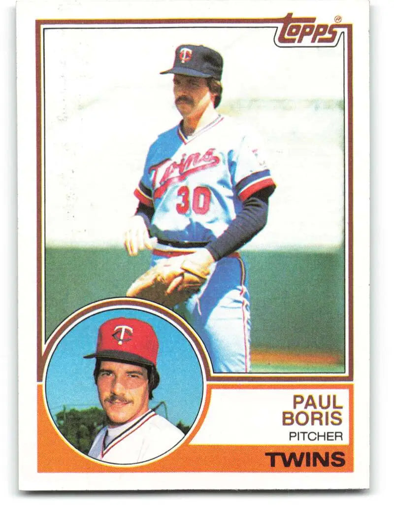 1983 Topps #266 Paul Boris EX Excellent RC Rookie Minnesota Twins Baseball Card