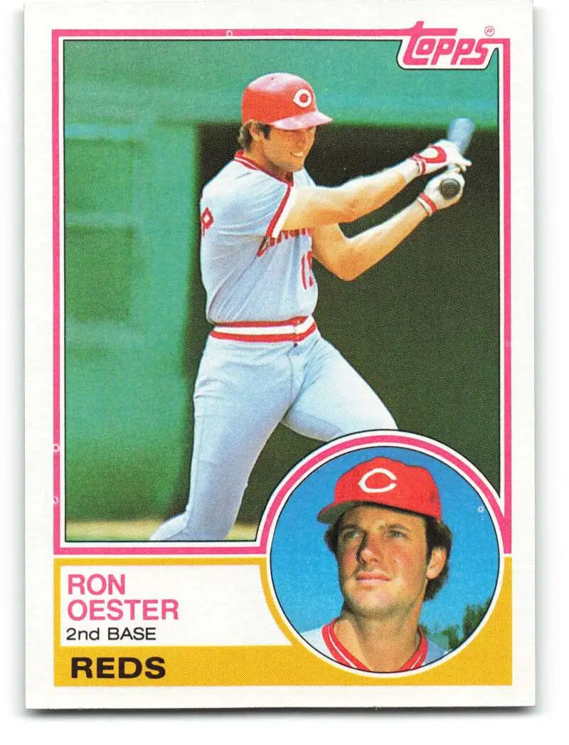 1983 Topps #269 Ron Oester EX Excellent Cincinnati Reds Baseball Card - Baseball Card Single