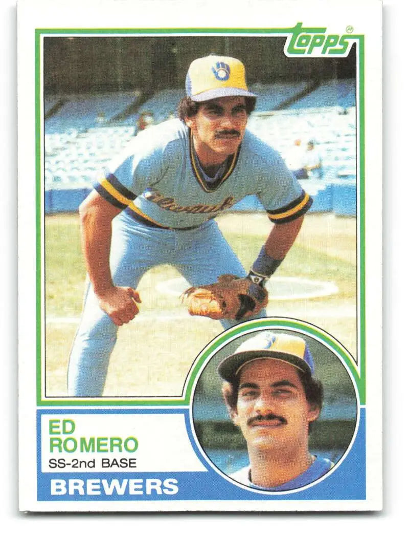 1983 Topps #271 Ed Romero EX Excellent Milwaukee Brewers Baseball Card - Baseball Card Single