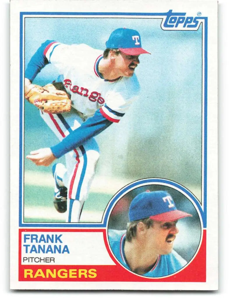 1983 Topps #272 Frank Tanana EX Excellent Texas Rangers Baseball Card