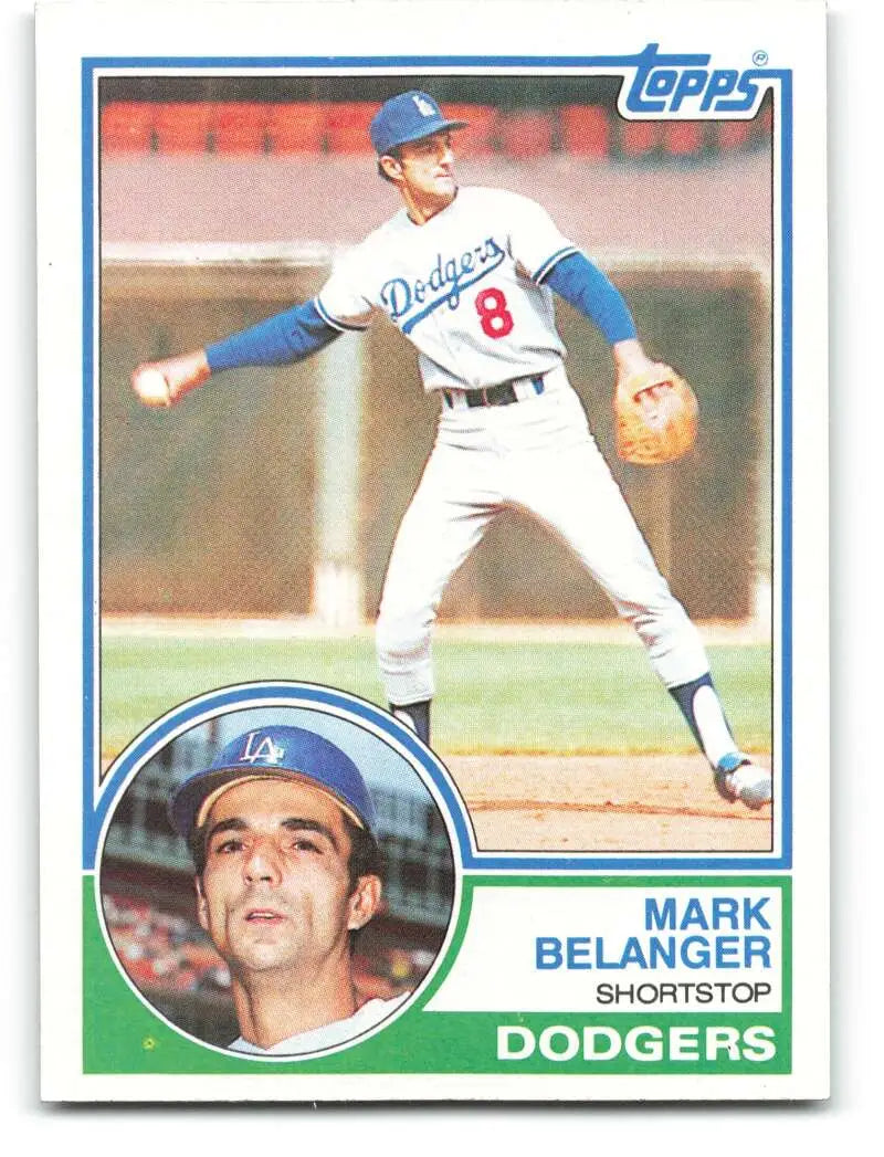1983 Topps #273 Mark Belanger EX Excellent Los Angeles Dodgers Baseball Card - Baseball Card Single