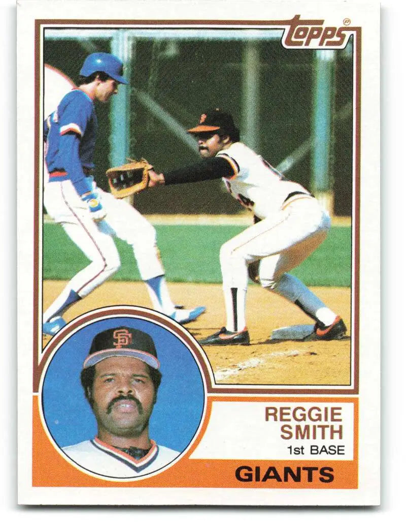 1983 Topps #282 Reggie Smith EX Excellent San Francisco Giants Baseball Card - Baseball Card Single