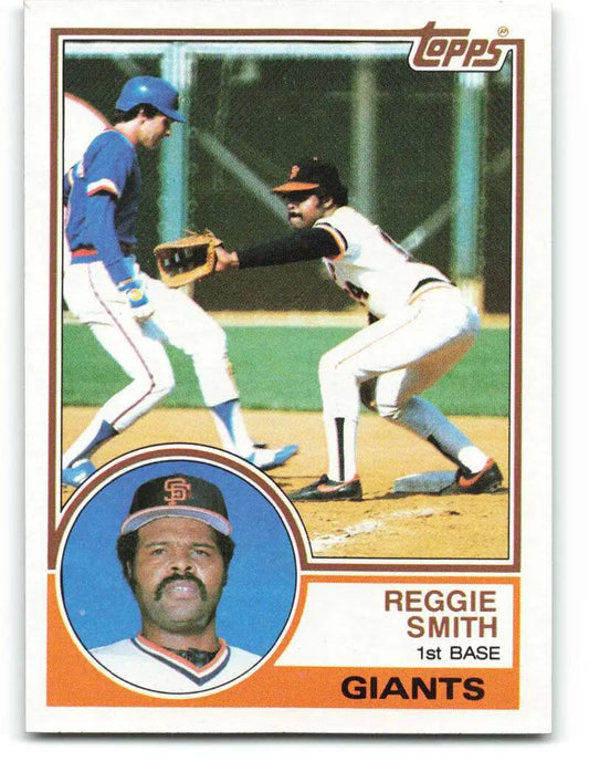 1983 Topps #282 Reggie Smith EX Excellent San Francisco Giants Baseball Card - Baseball Card Single
