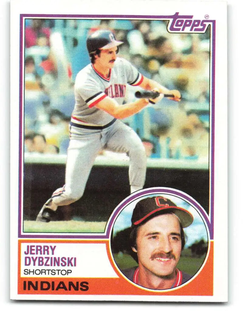 1983 Topps #289 Jerry Dybzinski EX Excellent Cleveland Indians Baseball Card