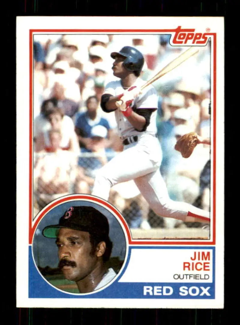 1983 Topps #30 Jim Rice EX Excellent Boston Red Sox Baseball Card - Baseball Card Single