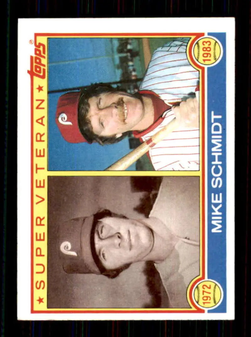 1983 Topps #301 Mike Schmidt EX Excellent Philadelphia Phillies Baseball Card - Baseball Card Single