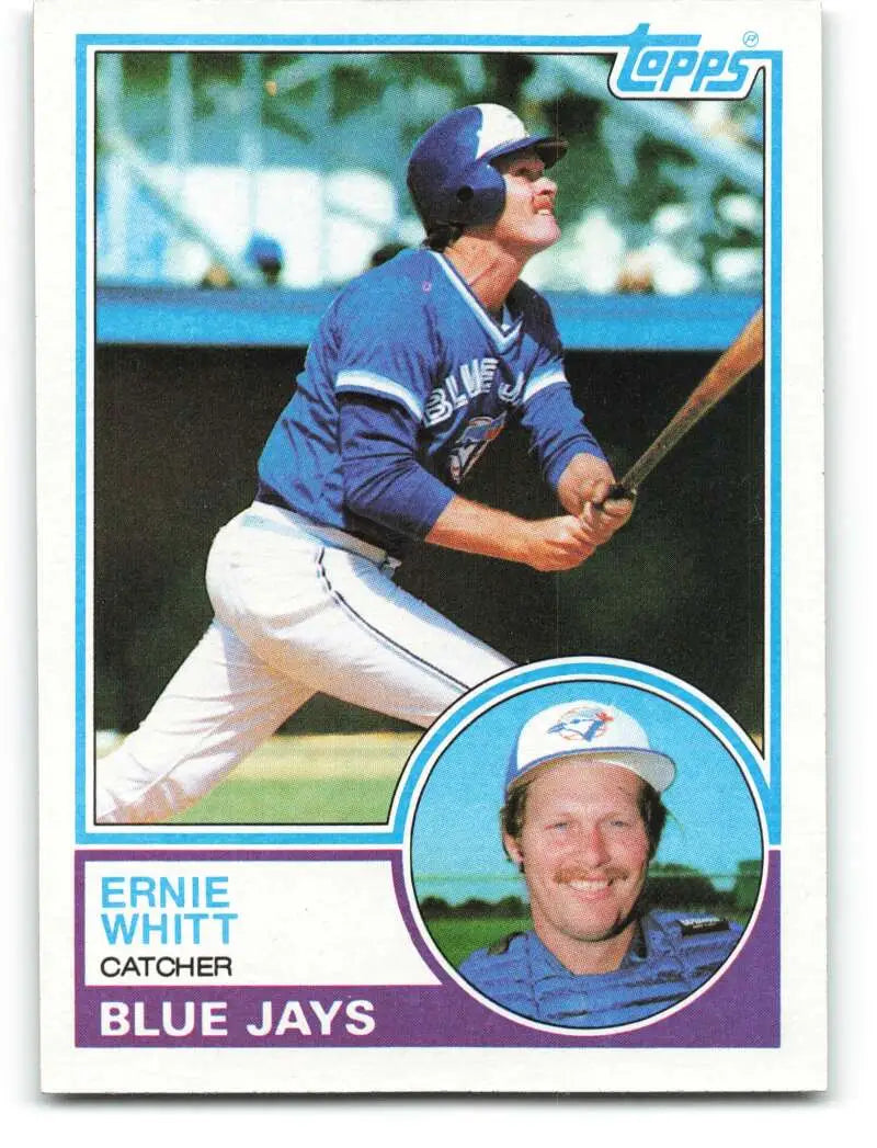 1983 Topps #302 Ernie Whitt EX Excellent Toronto Blue Jays Baseball Card - Baseball Card Single