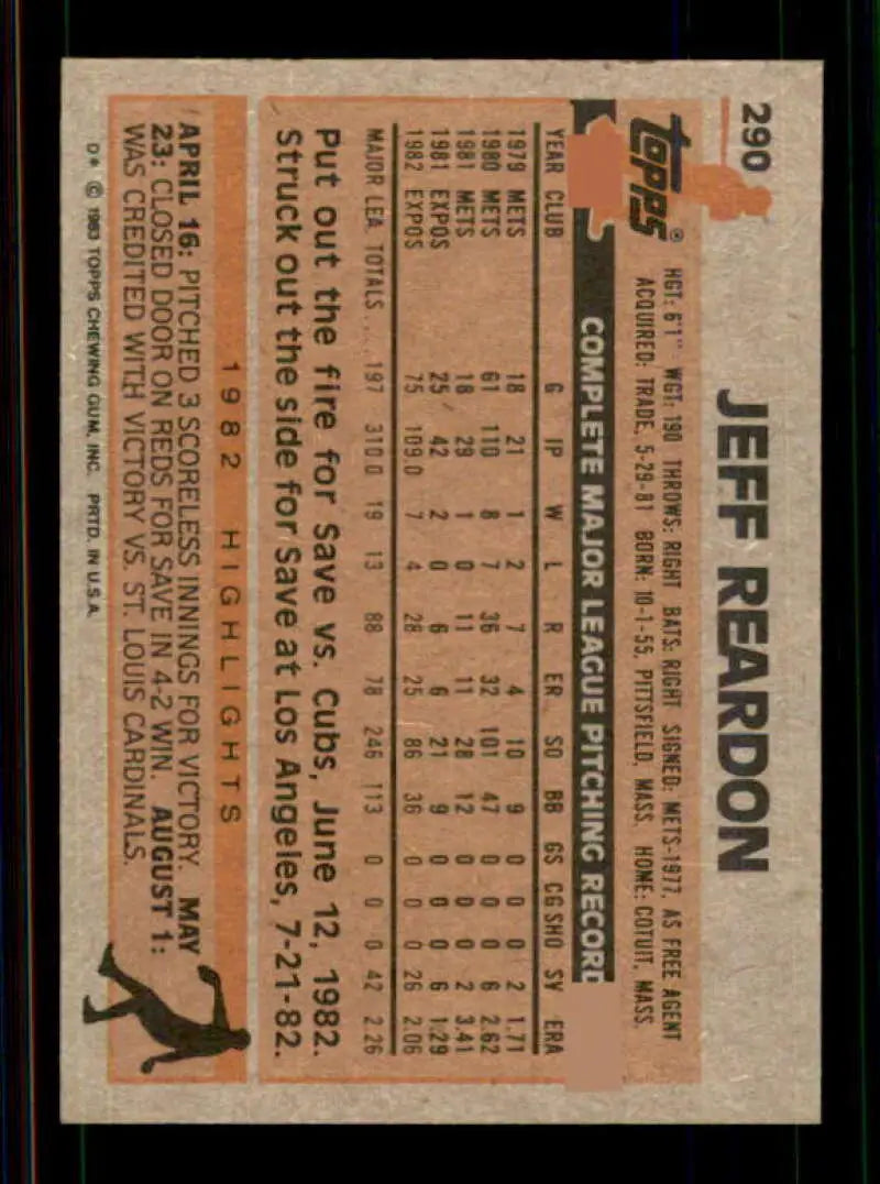 1983 Topps #305 Larry Bowa EX Excellent Chicago Cubs Baseball Card - Baseball Card Single