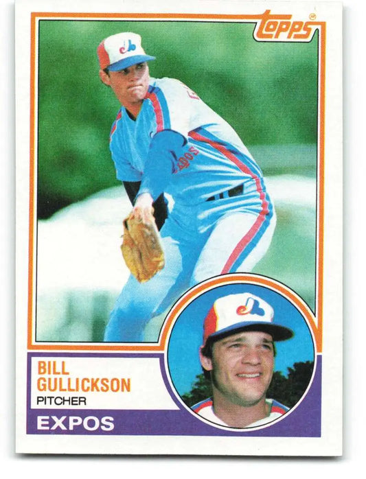 1983 Topps #31 Bill Gullickson EX Excellent Montreal Expos Baseball Card - Baseball Card Single