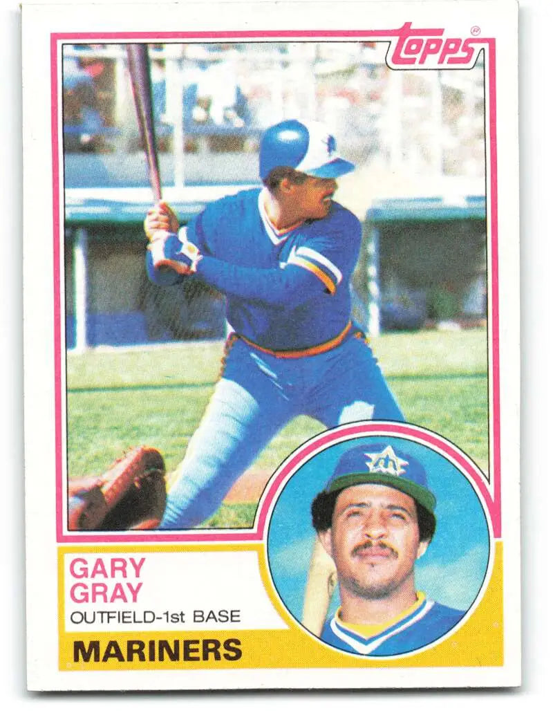 1983 Topps #313 Gary Gray EX Excellent Seattle Mariners Baseball Card - Baseball Card Single