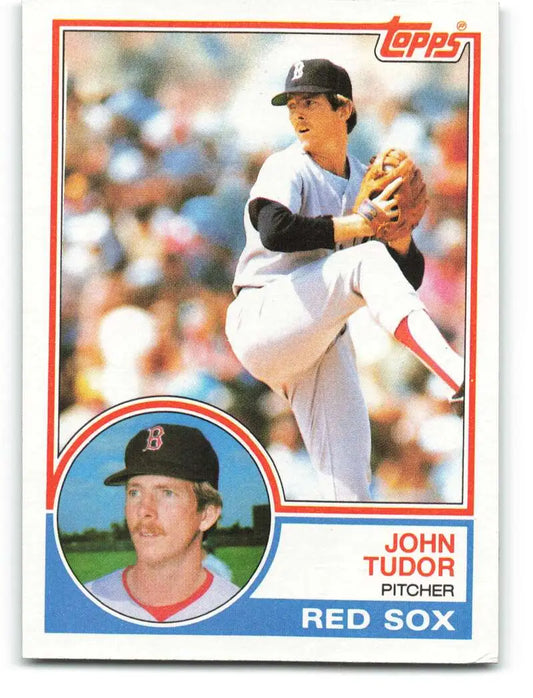 1983 Topps #318 John Tudor EX Excellent Boston Red Sox Baseball Card - Baseball Card Single