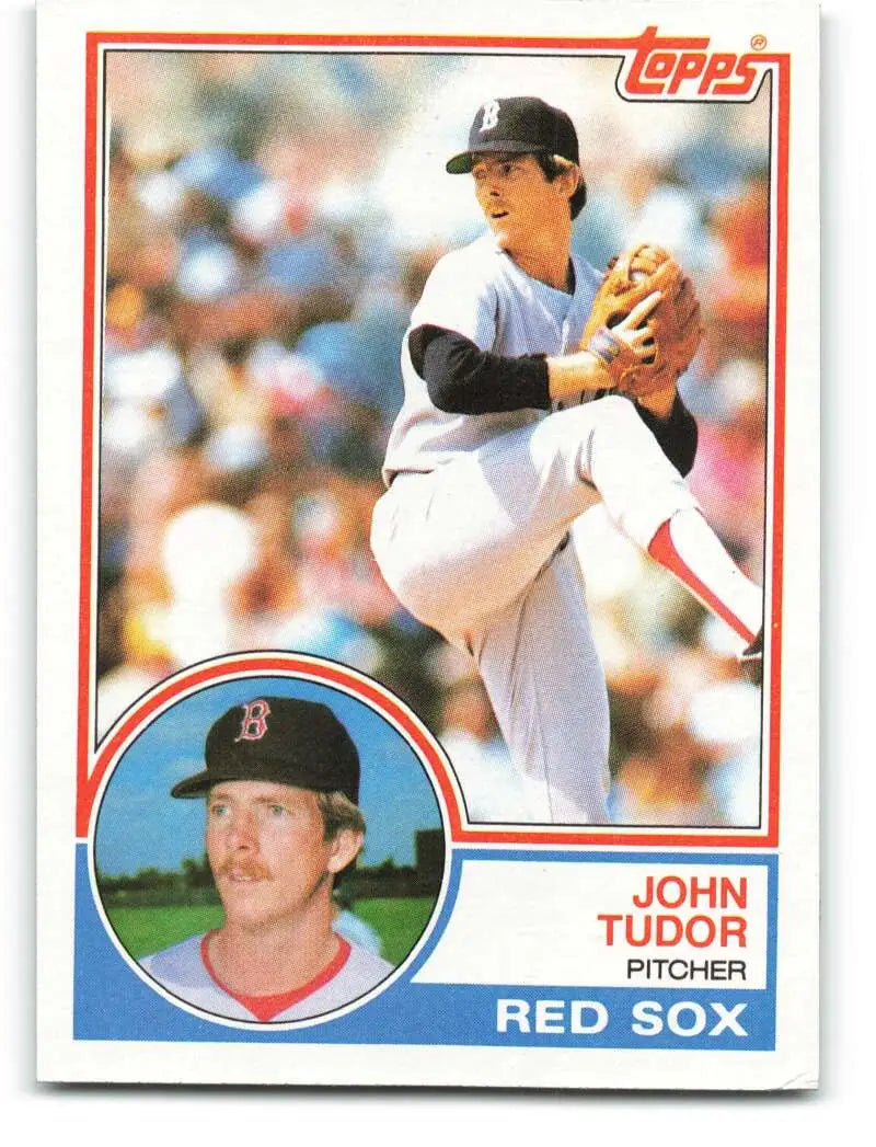 1983 Topps #318 John Tudor EX Excellent Boston Red Sox Baseball Card - Baseball Card Single