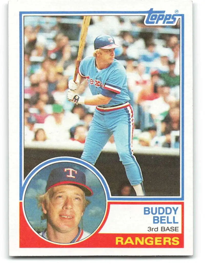 1983 Topps #330 Buddy Bell EX Excellent Texas Rangers Baseball Card - Baseball Card Single