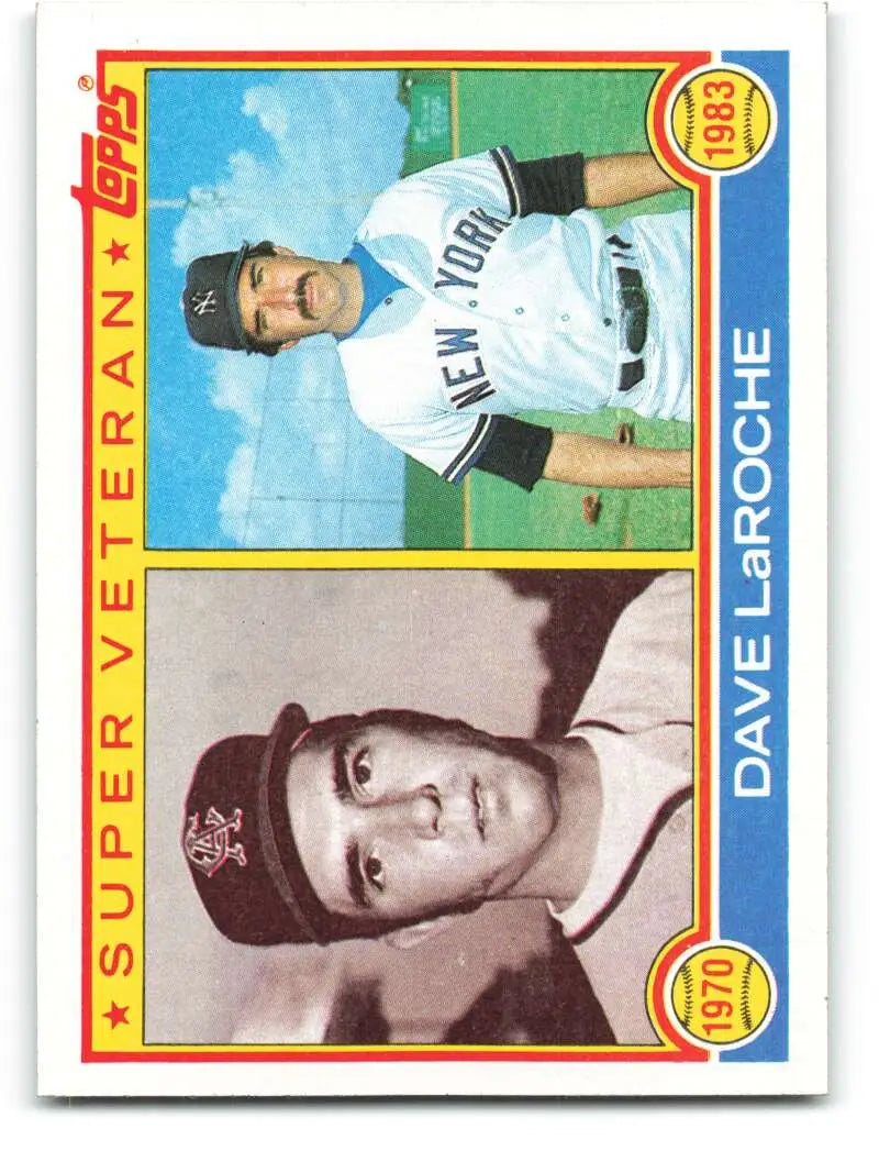 1983 Topps #334 Dave LaRoche EX Excellent California Angels/New York Yankees Baseball Card