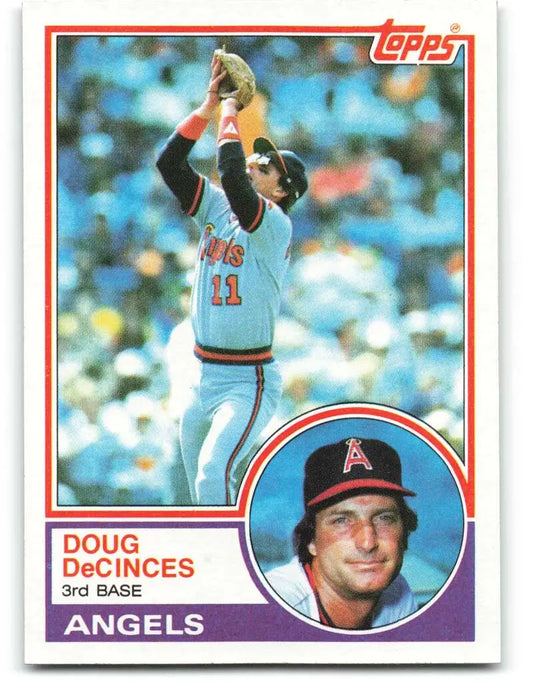1983 Topps #341 Doug DeCinces EX Excellent California Angels Baseball Card - Baseball Card Single
