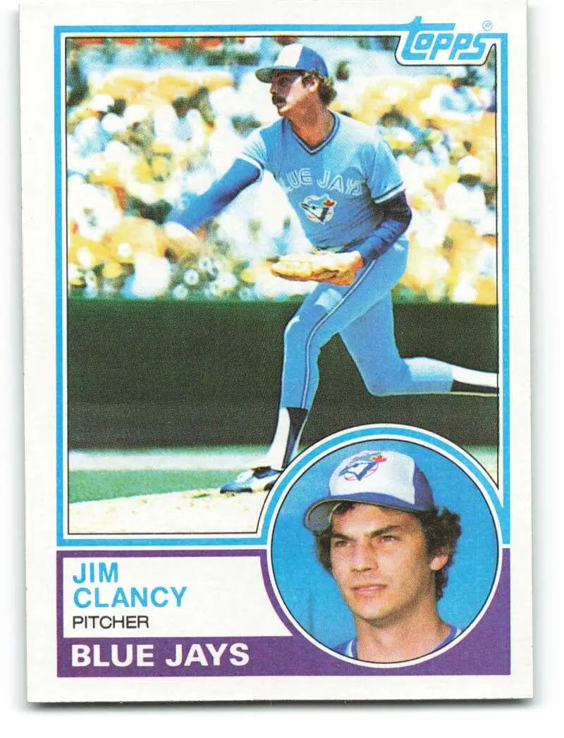 1983 Topps #345 Jim Clancy EX Excellent Toronto Blue Jays Baseball Card - Baseball Card Single