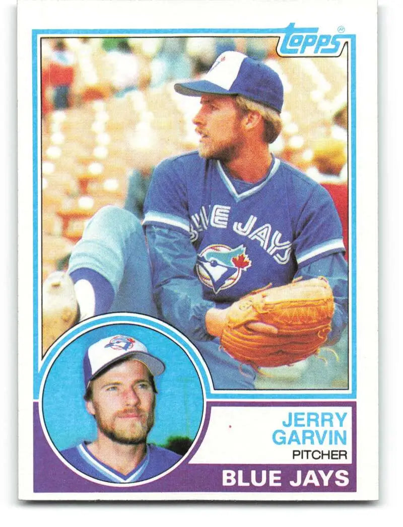 1983 Topps #358 Jerry Garvin EX Excellent Toronto Blue Jays Baseball Card - Baseball Card Single
