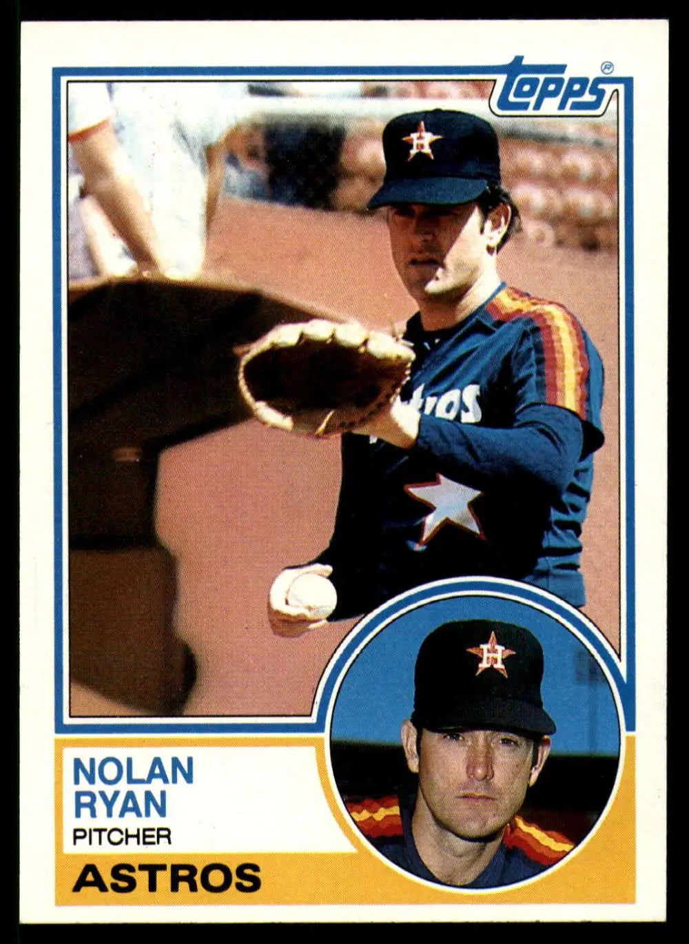 1983 Topps #360 Nolan Ryan EX Excellent Houston Astros Baseball Card - Baseball Card Single