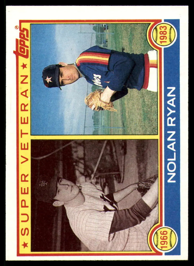 1983 Topps #361 Nolan Ryan EX Excellent New York Mets/Houston Astros Baseball Card - Baseball Card Single