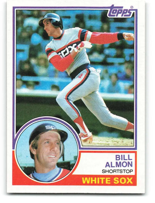 1983 Topps #362 Bill Almon EX Excellent Chicago White Sox Baseball Card - Baseball Card Single