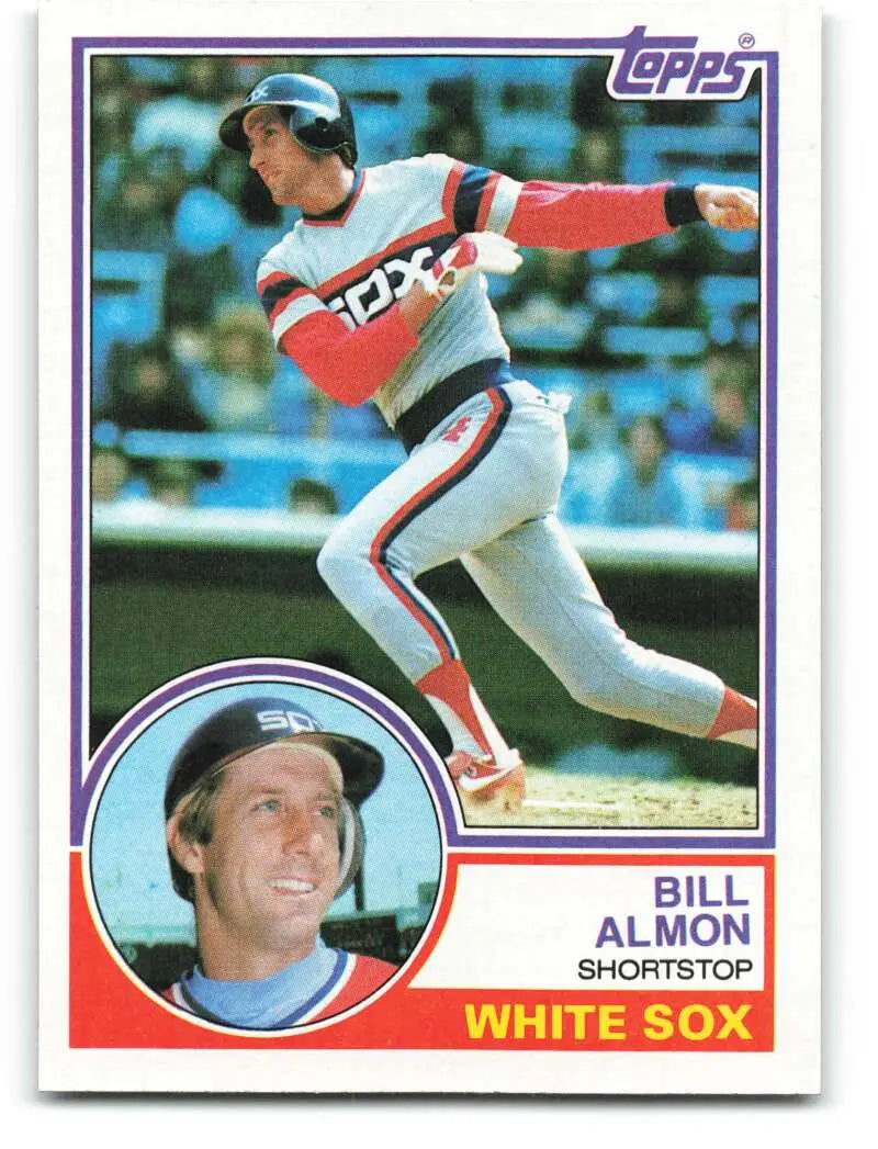 1983 Topps #362 Bill Almon EX Excellent Chicago White Sox Baseball Card - Baseball Card Single