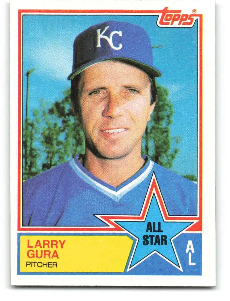 1983 Topps #395 Larry Gura EX Excellent Kansas City Royals Baseball Card