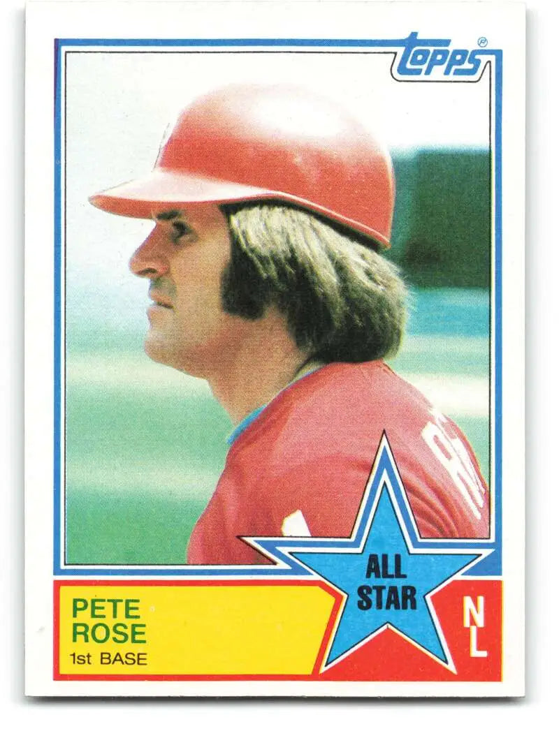 1983 Topps #397 Pete Rose EX Excellent Philadelphia Phillies Baseball Card - Baseball Card Single