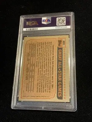 Graded baseball card of Dave Concepcion in plastic slab from 1983 TOPPS #400 PSA 5